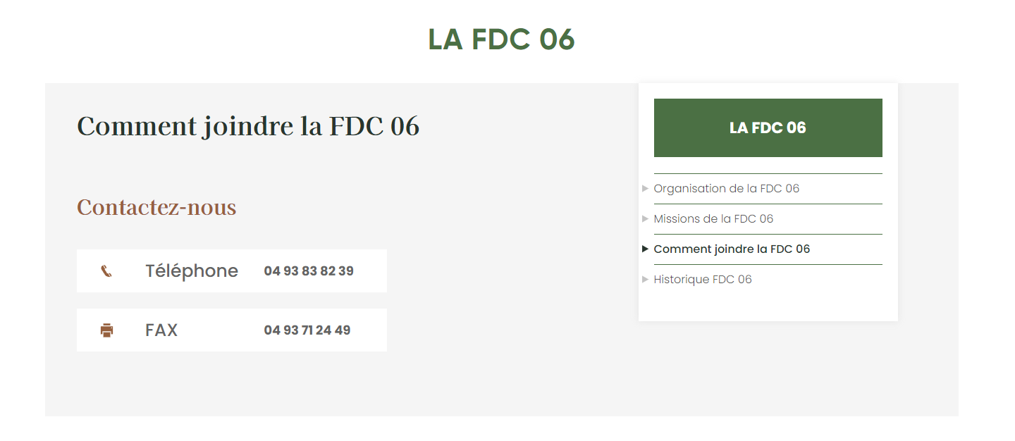 chapitre contact